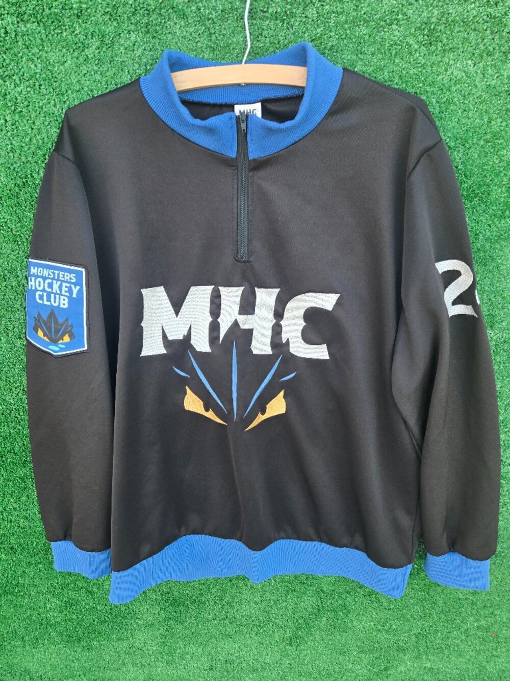 AHL Cleveland Monsters Hockey Club Pullover 1/4 quarter zip MHC